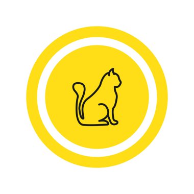 kedi hayvan siluet simge