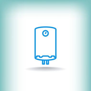 gaz su ısıtıcı simgesi