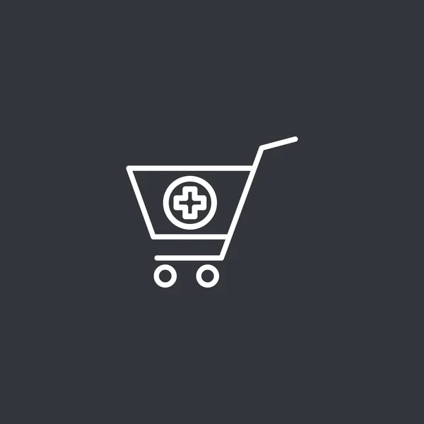 Shopping cart icon — Stock Vector