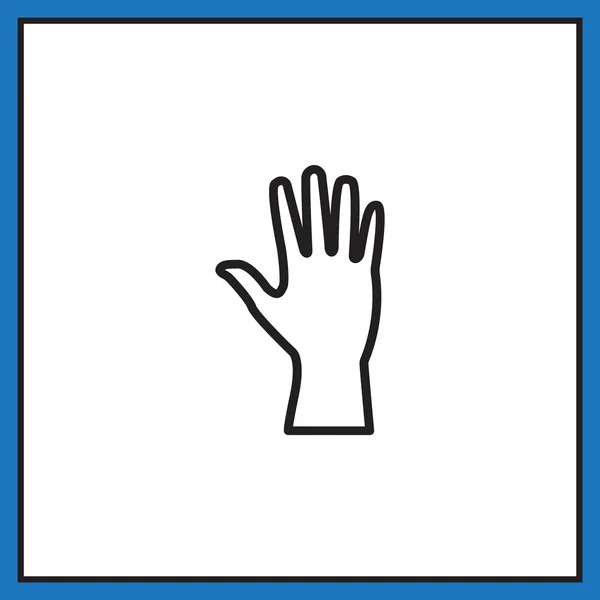 Pictogram van een hand web — Stockvector