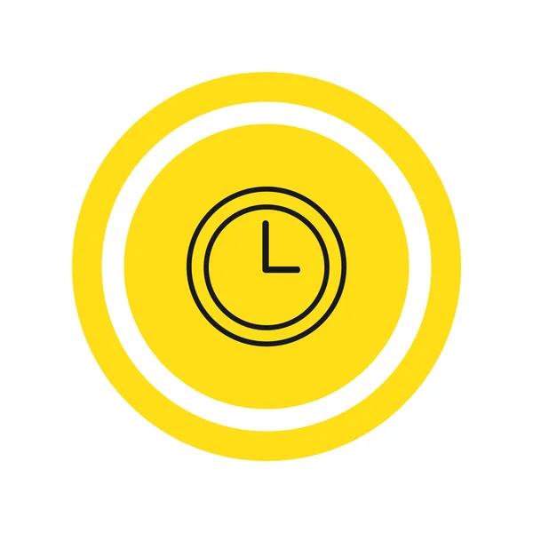 Tijd, klokpictogram — Stockvector