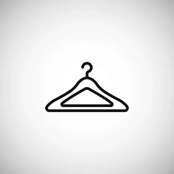 Cintre pour icône de vêtements — Image vectorielle