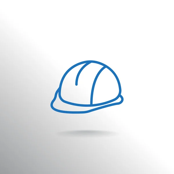 Icône de casque de construction — Image vectorielle