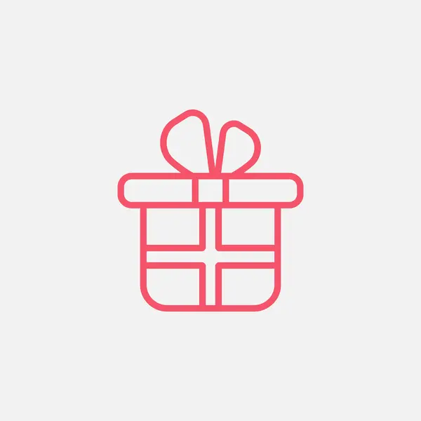 Icono web de regalo — Vector de stock