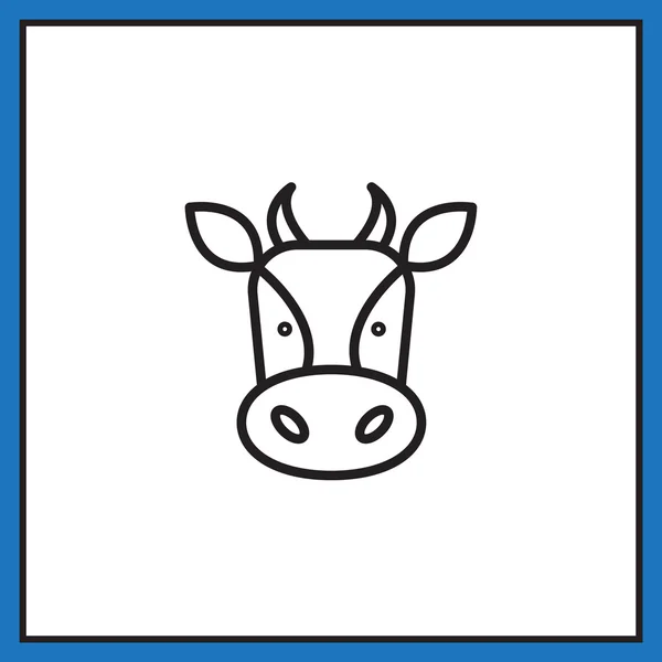 Milk cow icon — Stock Vector