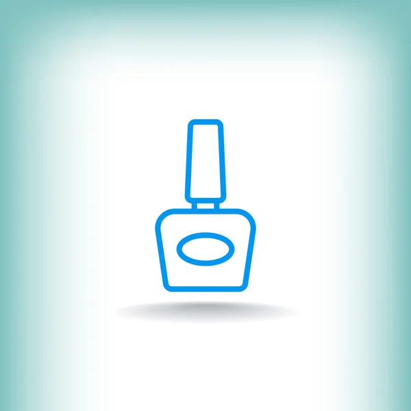 Lege cosmetische sjablonen pictogram — Stockvector