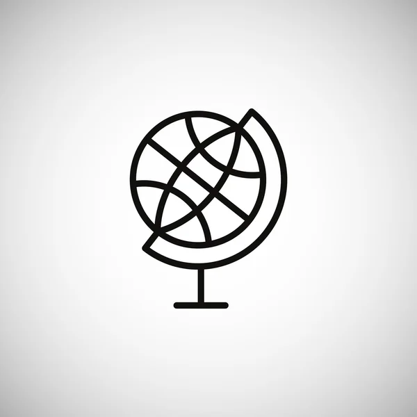 Иконка "Глобус" — стоковый вектор