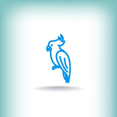 Papağan kuş simgesi