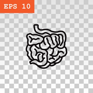 insan küçük bağırsak simgesi