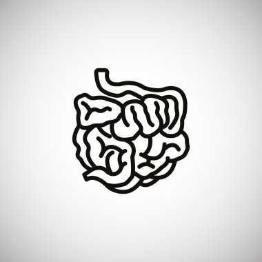 insan küçük bağırsak simgesi