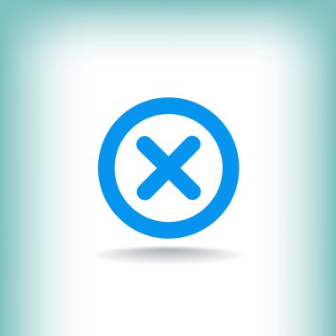 Yanlış işareti web simgesi