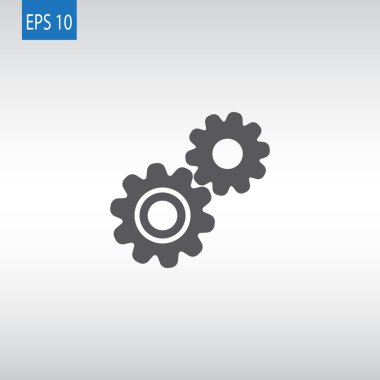 dişli tekerlek mekanizması simgesi