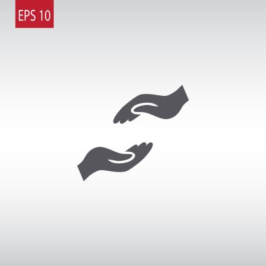 Yardım eller simgesini