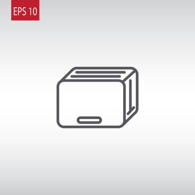 mutfak ekmek kızartma makinesi simgesini