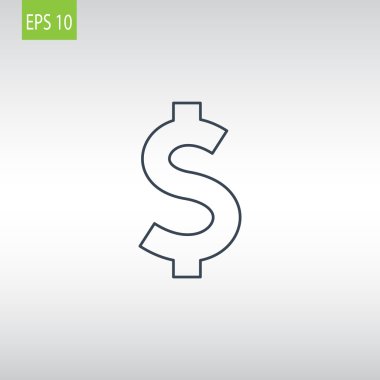 para simgesi - dolar işareti