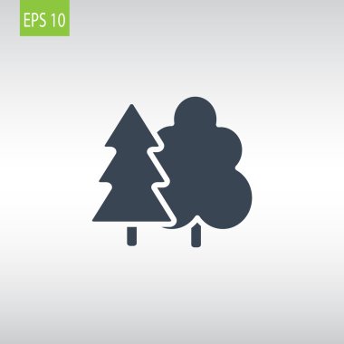  Orman siluetleri simgesi