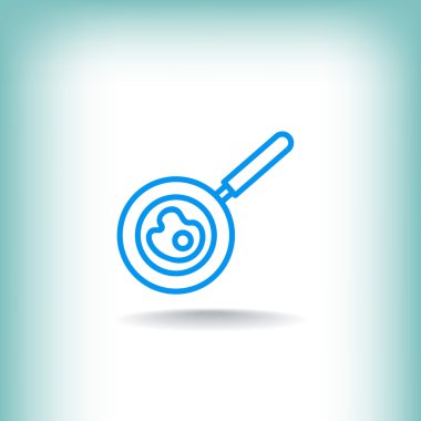 sahanda yumurta tava simgesi