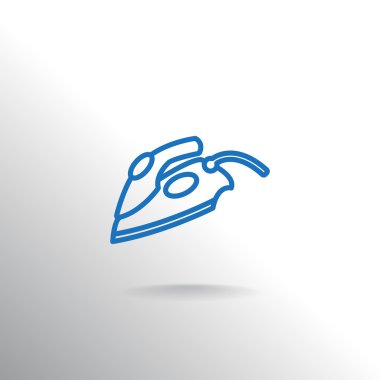 Buhar elektrik demir simgesi