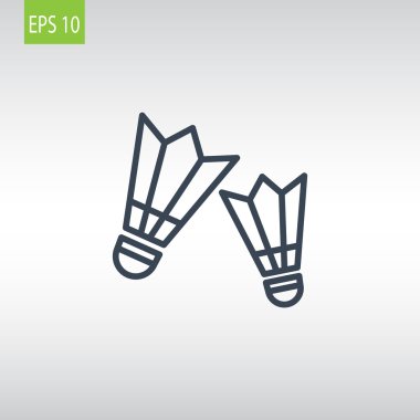 badminton mekik siki simgesi 