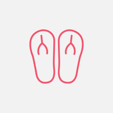 plaj terlikleri simgesi