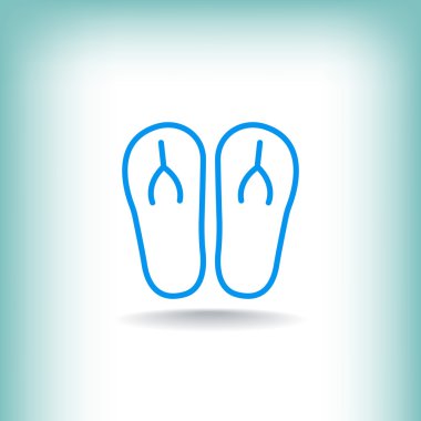 plaj terlikleri simgesi