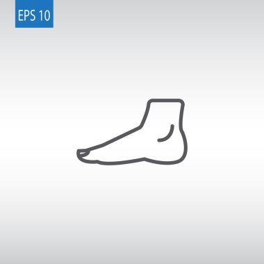 İnsan ayağı simgesi 