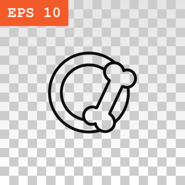 hayvan gıda simge için kase