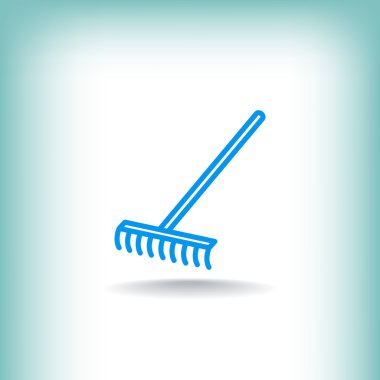 Bahçe tırmıkları simgesi