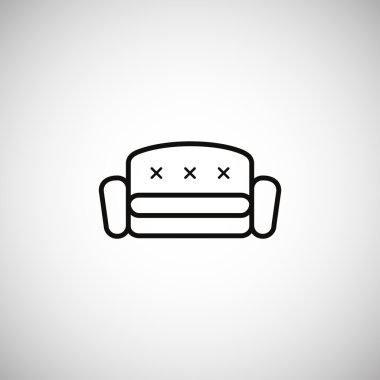 kanepe mobilya simgesi