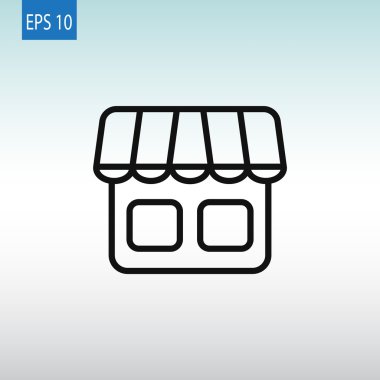 mağaza cephe simgesi