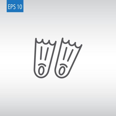 Yüzme, Dalış palet simgesi