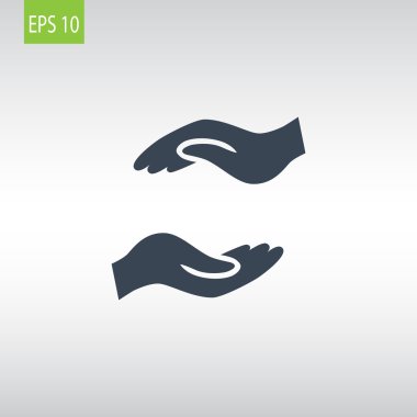 Yardım eller simgesini