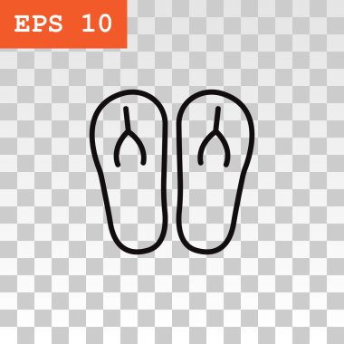 plaj terlikleri simgesi