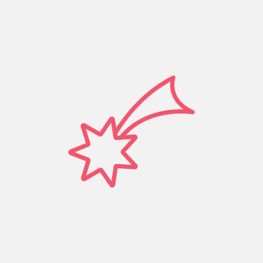 Noel yıldızı simge. 