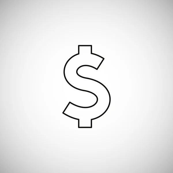 Money icon - dollar sign — Stock Vector