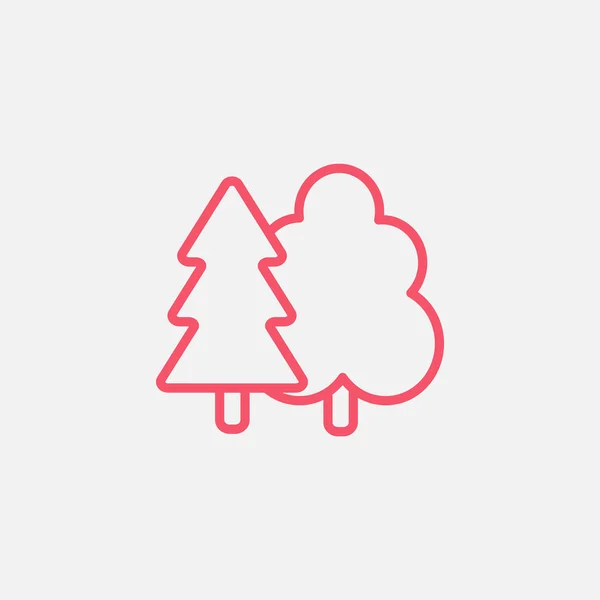 Forest web icon — Stock vektor