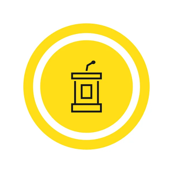 Трибуна icon дизайн — стоковий вектор