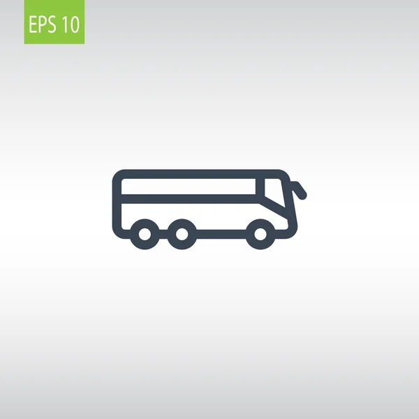 Bus vervoer pictogram — Stockvector