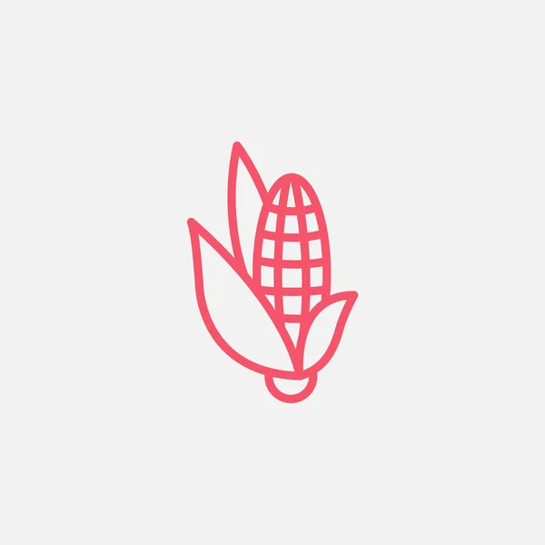 Icono web de maíz — Vector de stock
