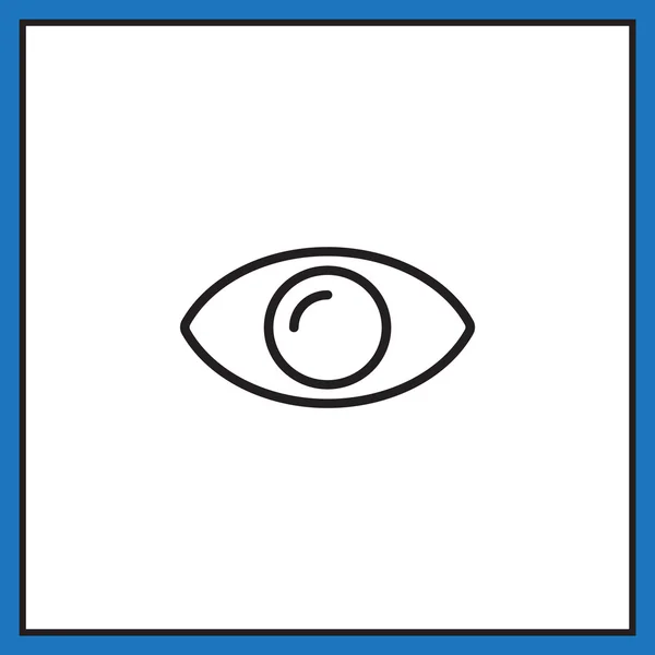 İnsan gözü simgesi — Stok Vektör