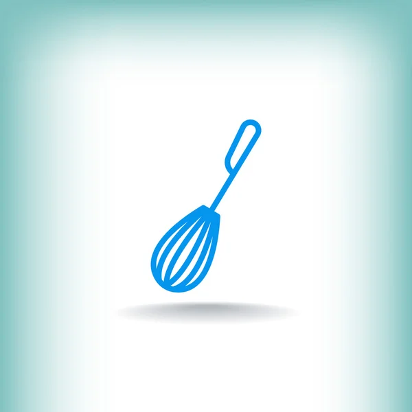 Kitchen whisk beater icon — Stock Vector