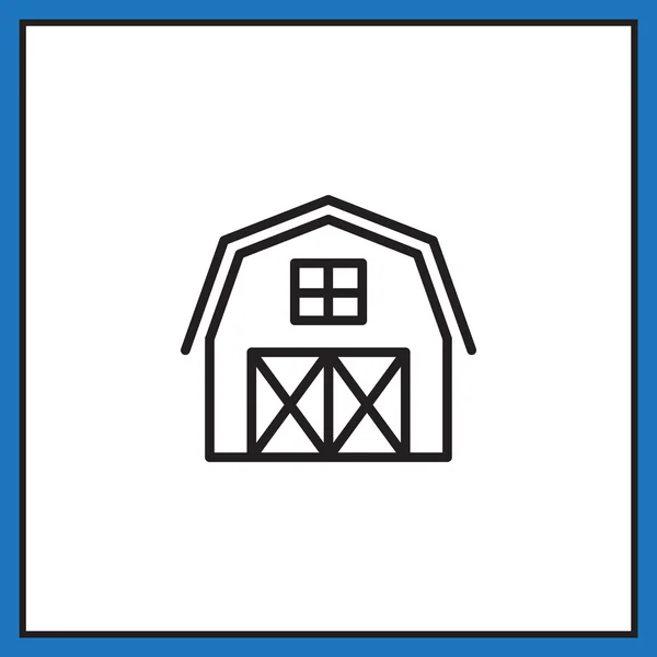 Ангар піктограму будівлі — стоковий вектор