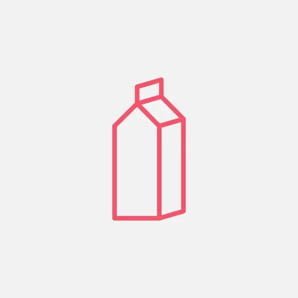 Süt simgesi için ambalaj kapsayıcı — Stok Vektör