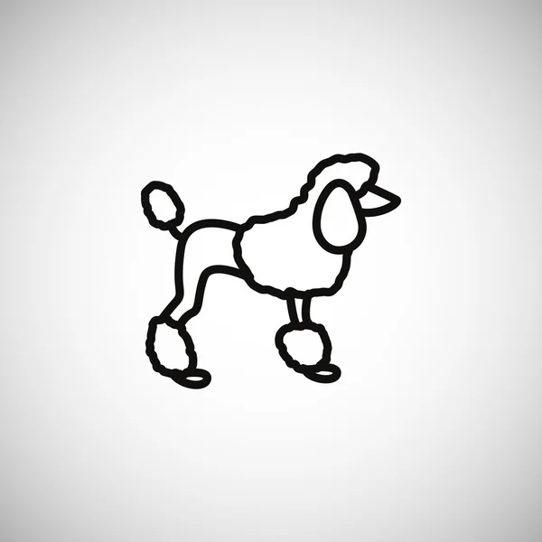 Icono de web para perros . — Vector de stock