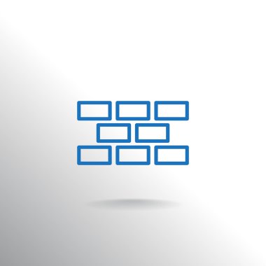 İnşaat tuğla simgesi