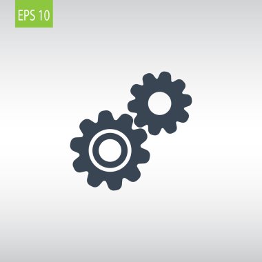 dişli tekerlek mekanizması simgesi