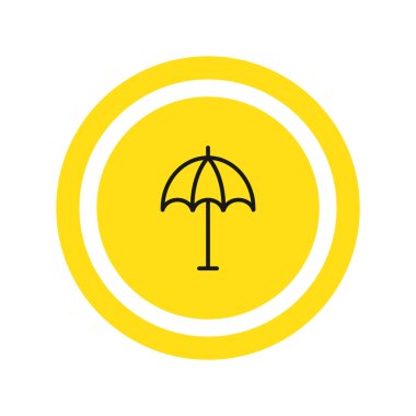 Plaj Şemsiyesi Simgesi