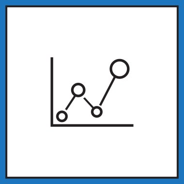 iş grafik diyagramı simgesi