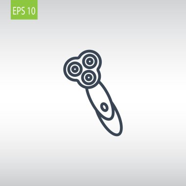 Elektrikli tıraş makinesi simgesini