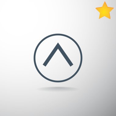 yukarı gezinti ok simgesi